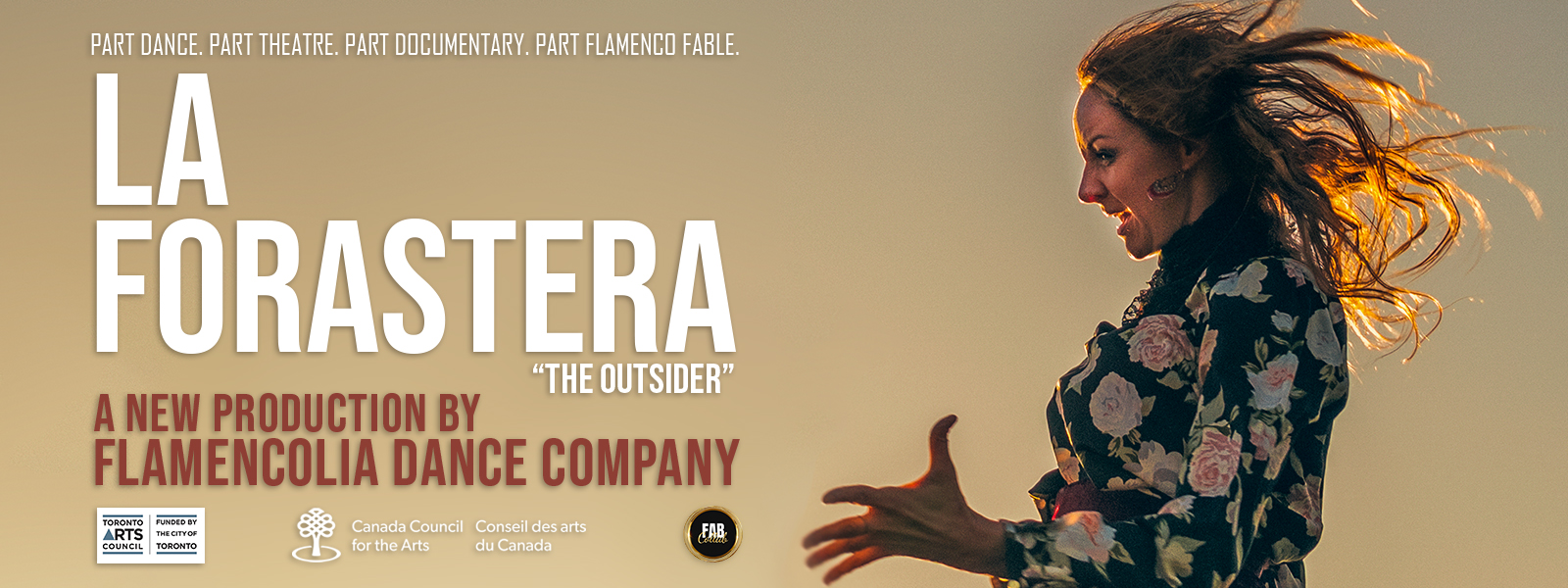 La Forastera (The Outsider) show poster