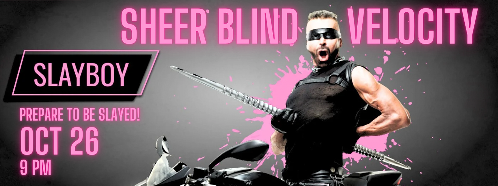 SHEER BLIND VELOCITY show poster