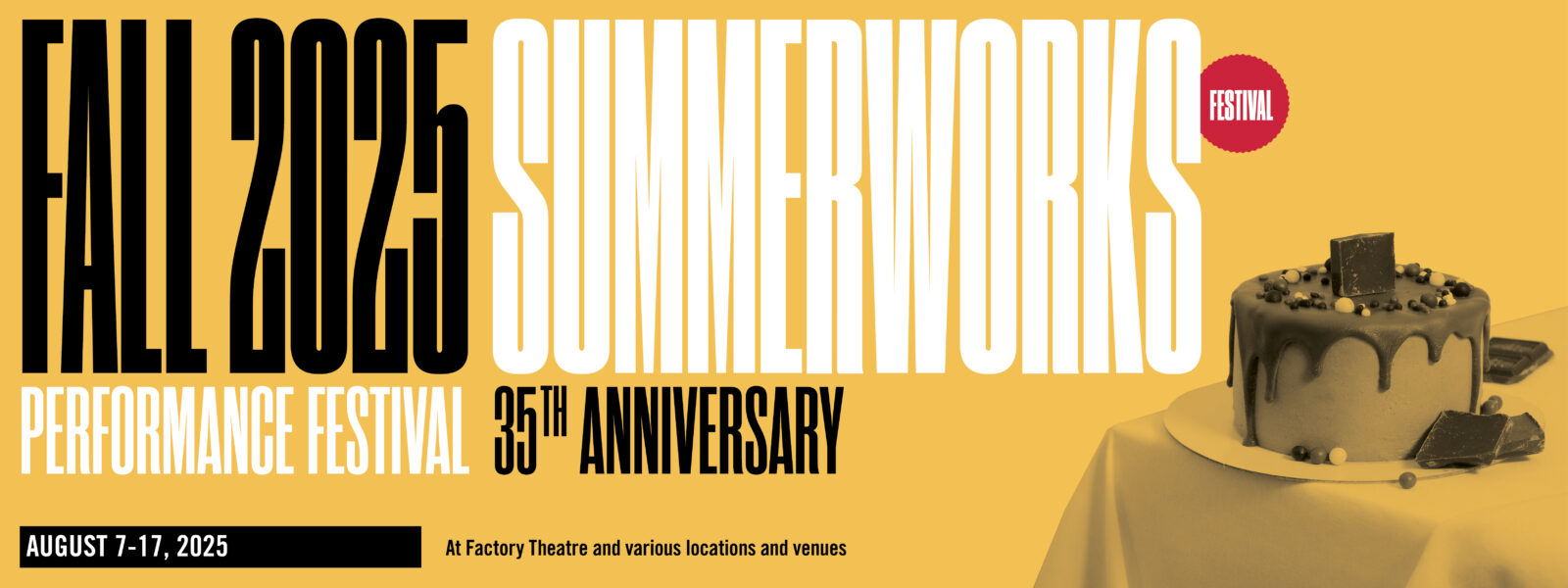 SummerWorks Performance Festival show poster