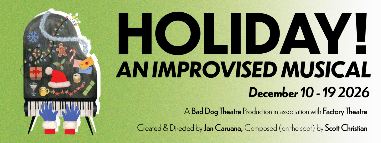 Holiday! An Improvised Musical show poster